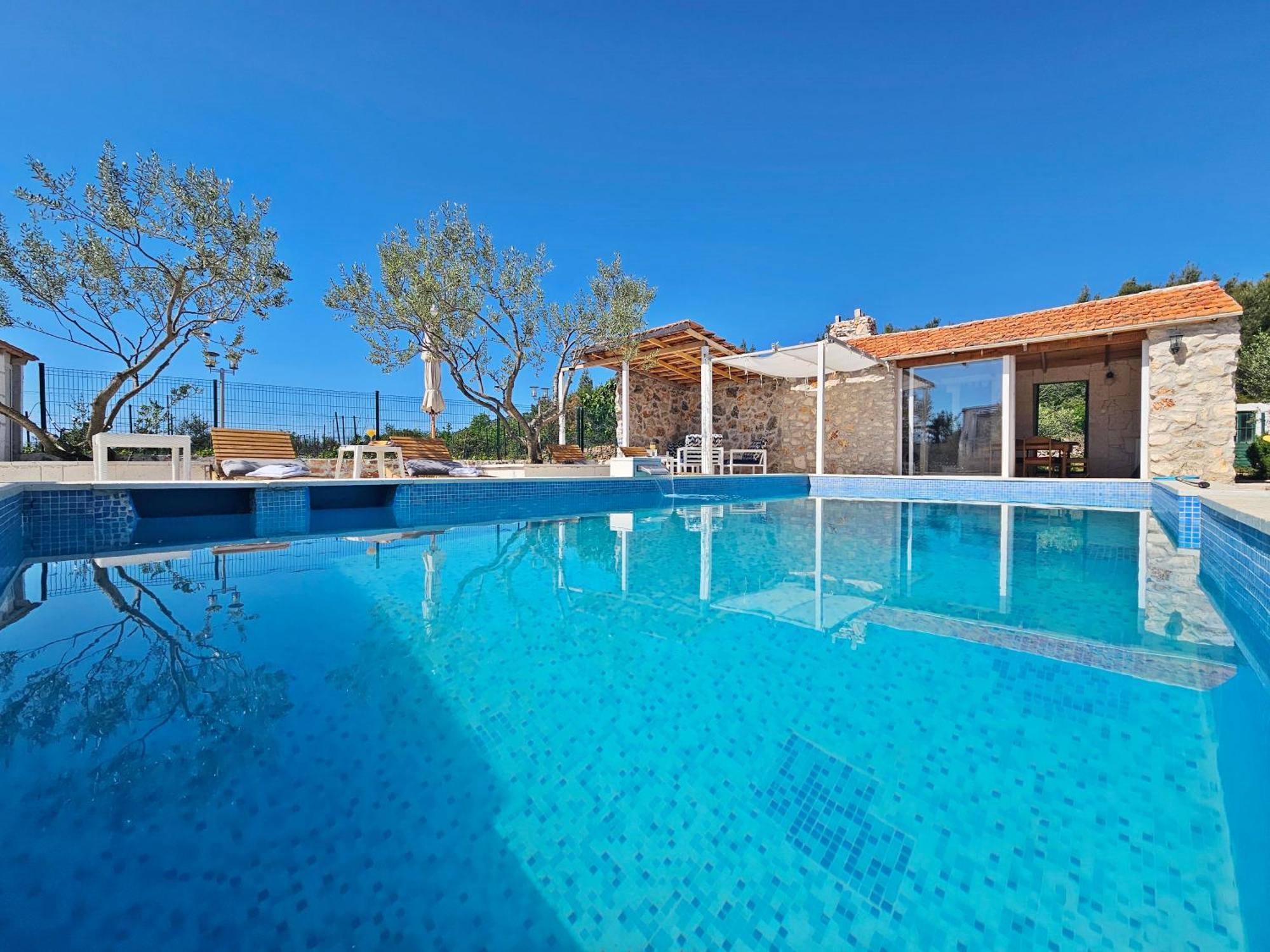 הוילה Gornji Seget Flamingo - House With Private Pool מראה חיצוני תמונה