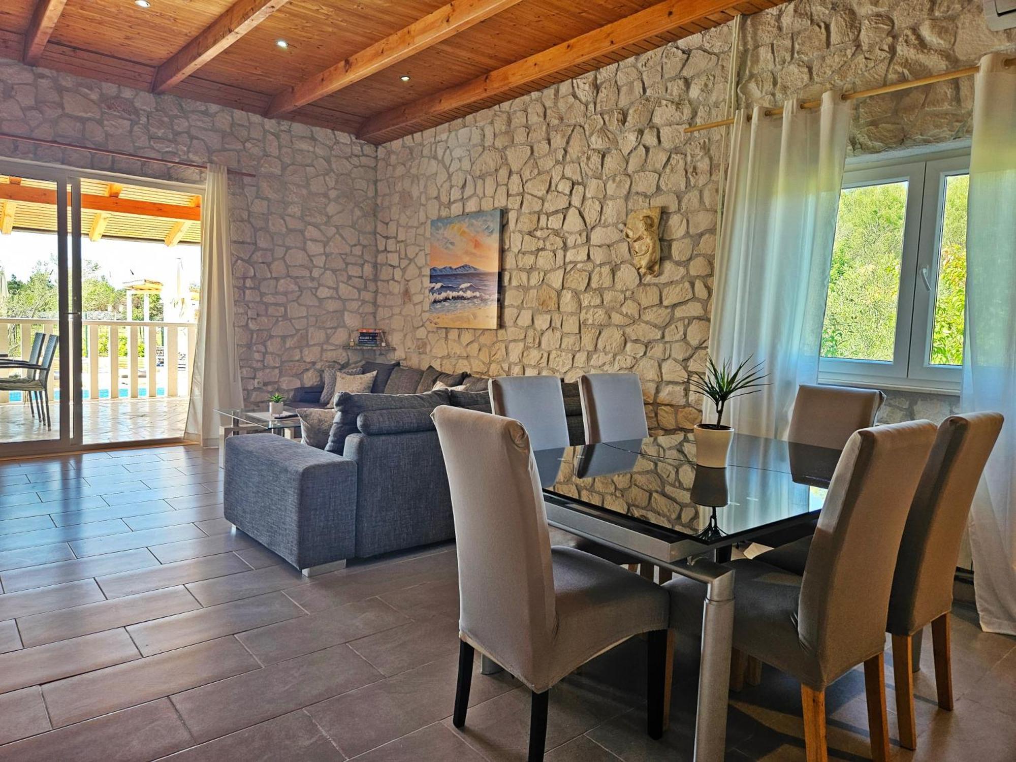 הוילה Gornji Seget Flamingo - House With Private Pool מראה חיצוני תמונה