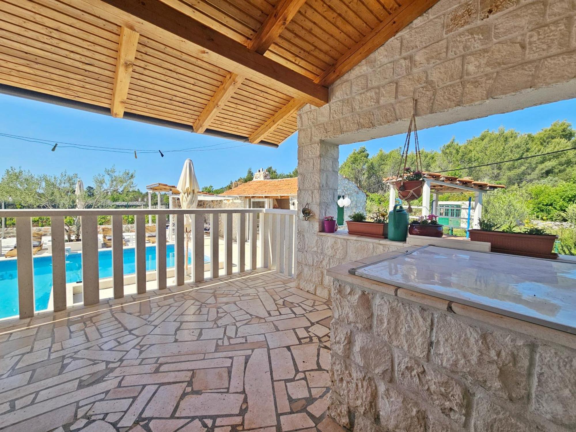 הוילה Gornji Seget Flamingo - House With Private Pool מראה חיצוני תמונה